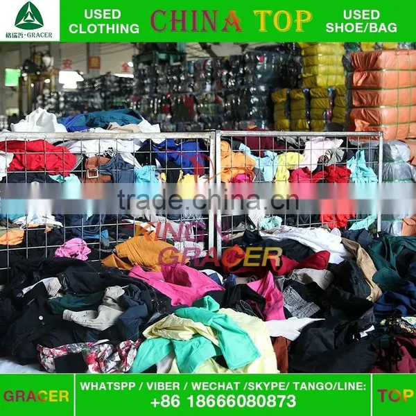 Lady Used Clothes Cream Used Women Summer Pants Hot Sale in Asia photo-5