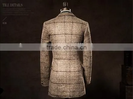 Casual England Style Color Men Coat Winter Coat photo-3