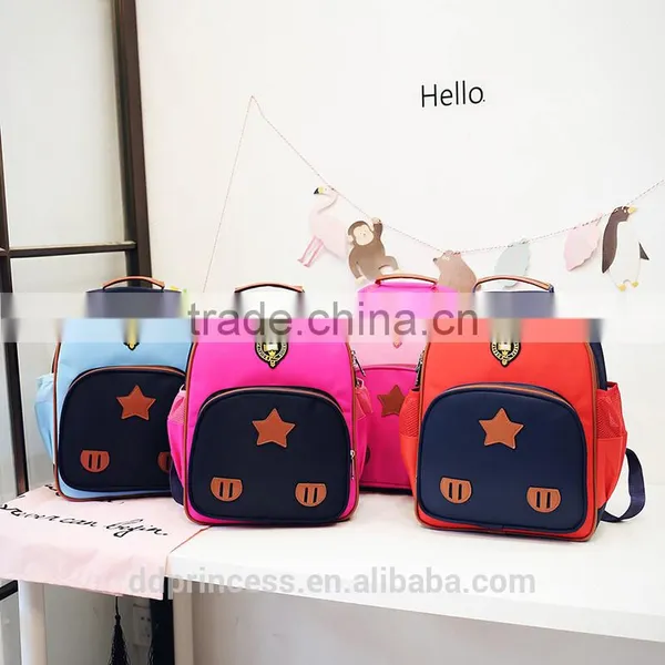 2017 Children Backpack School Student Big Size Girl Bag Star Pattern Travel Boy Bag photo-2