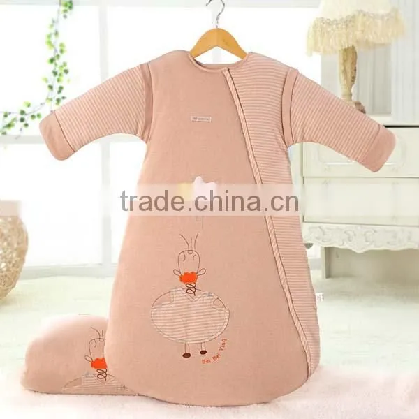 2017 Baby Winter Infant Sleeping Bag Cute Baby Sleeping Swaddle Longsleeves