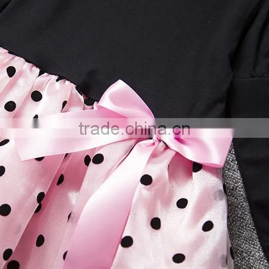 2016 Years Long Sleeve Princess Winter Dress Wholesale Children Clothes photo-5