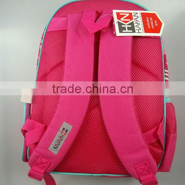 2015 New Fashion Girls' Red School Bag Hot List Gril Printing photo-3