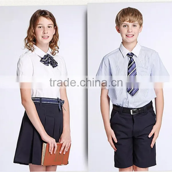 Custom Made School Shirt Skirt Pants Middle High School Uniforms Wholesales photo-3