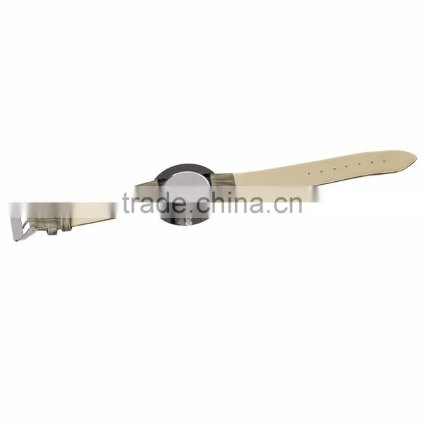 2017 New Model Fashion Taupe Gray Leather Wooden Mens Wrist Watches photo-2