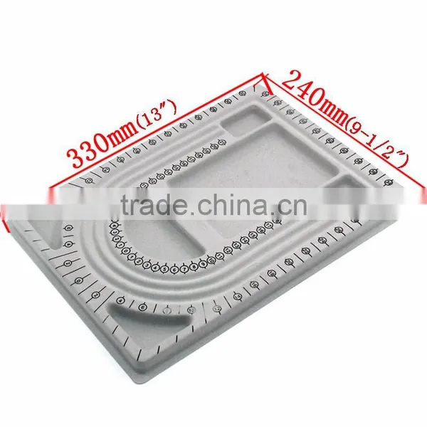 Jewelry Tools Beading Tray Bead Trays Stringing Jewelry Design Board photo-3