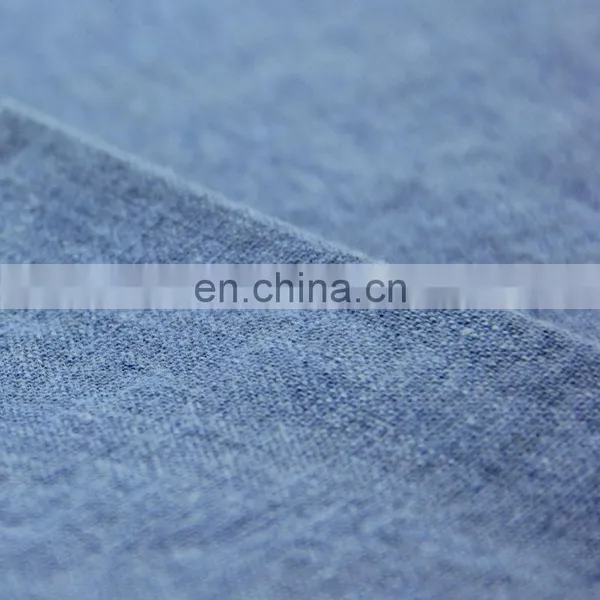 XFY-RL162 Navy Washing Fluorescence Pigment Dye Rayon Linen Fabric Wholesale Linen Fabric photo-5