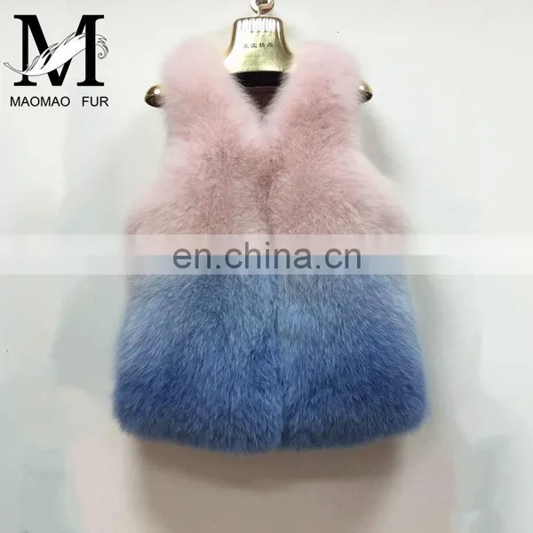 2016 Winter Top Sell Women's Gilet Fashion Luxurious Real Fur Vest photo-4
