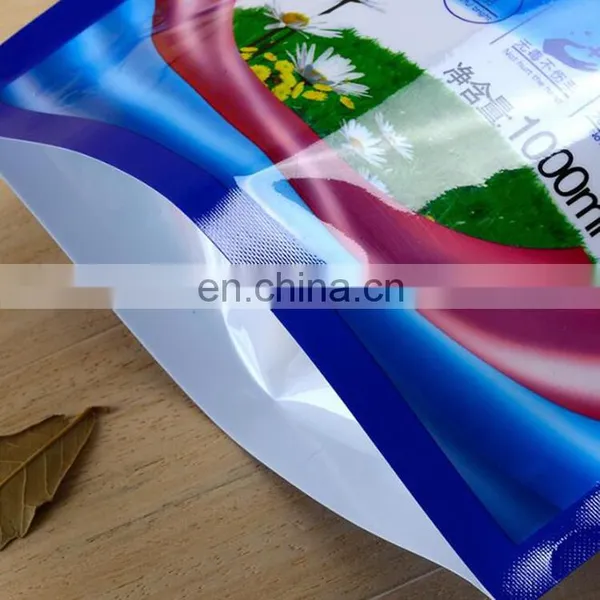 Waterproof Stand Up Custom Design Washing Packaging Bag Reusable Spout Pouch With Handing photo-5