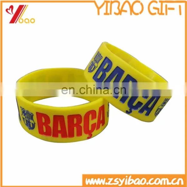 Custom Printed/embossed/debossed Logo Silicone Wristband/bracelets for Promotional photo-5