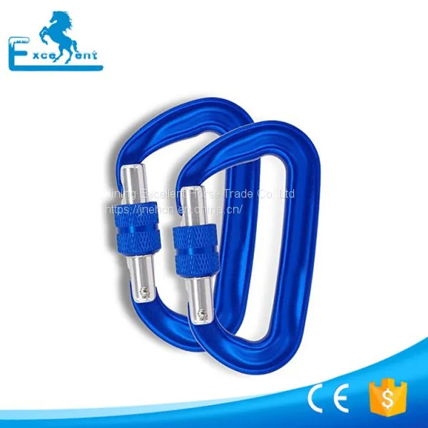 12KN Aluminum Carabiner With Screw photo-2