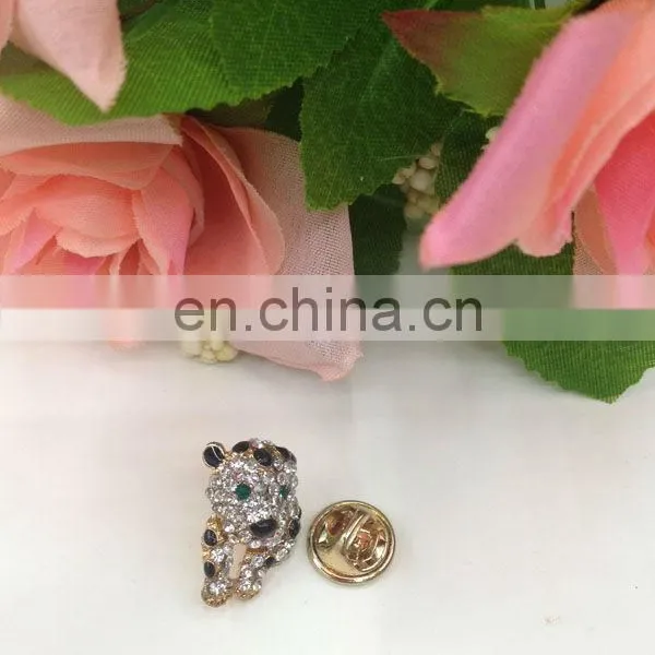 cheap price hot sell fashion rihionestone tiger button nail on clothing or bags or shoes