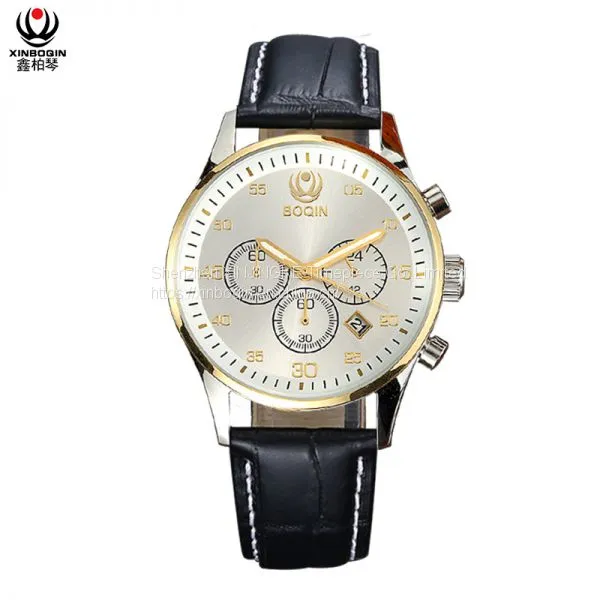 XINBOQIN Manufacturer Make Your OWN Brand High Quality Fashion Brand Luxury Quartz Stainless Steel Men's Watch photo-2