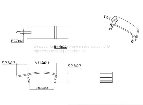 RM8C Clamps, RM8 Transformer Clips Spring Clips, SK7 Material，Delivery Fast. photo-2
