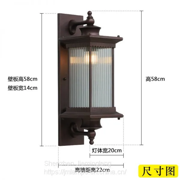 Good Quality Custom Gard Wall Mounted Solar Aluminum Led Light JML-WLL-A8045 photo-2