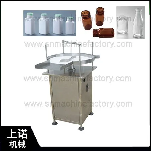 Easy to Operate Auto Glass/plastic Bottle Feeder and Turn Table