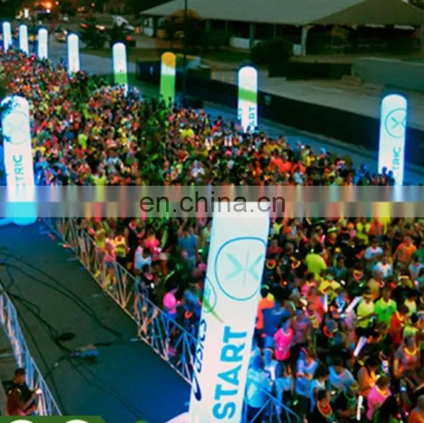 Promotional Night Events Decoration Color Changing Inflatable Led Lighting Pillar Inflatable Column photo-3