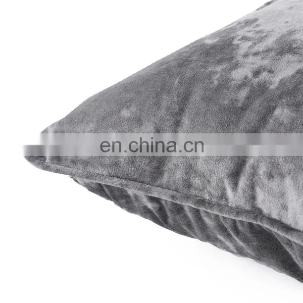 Wholesale Amazon Hot Sale Plush Fabric Crushed Velvet Pink Pillows For Home Decoration photo-5