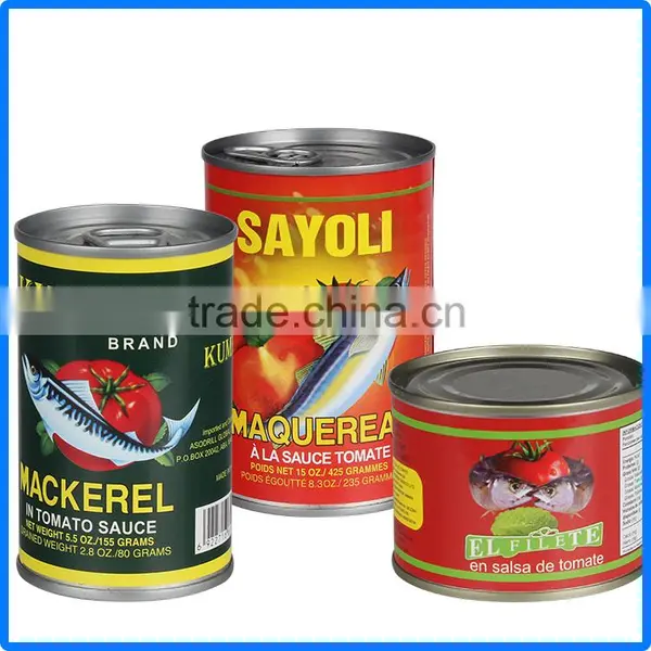Mackerel in Can With Tomato Sauce/oil/brine photo-3