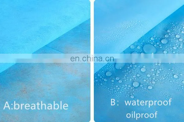 Waterproof Oilproof Breathable Disposable Nonwoven Customized Bedsheets Patient Underpad photo-3