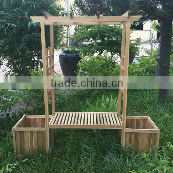 FSC Acacia Flower Bench - Garden Bench - Vietnam Garden Furniture Products photo-2
