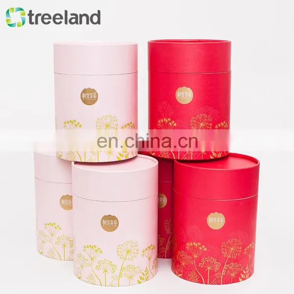 Biodegradable Recycled Printed Paper Skincare Beauty Sets Big Round Paper Boxes photo-3