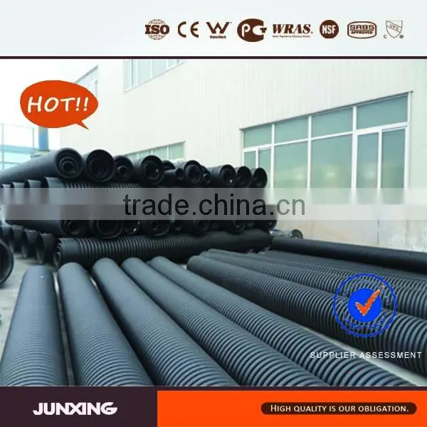 10000 Square Meter Factory 500mm Sn8 Hdpe Culvert Pipe for Sewer and Drainage photo-2
