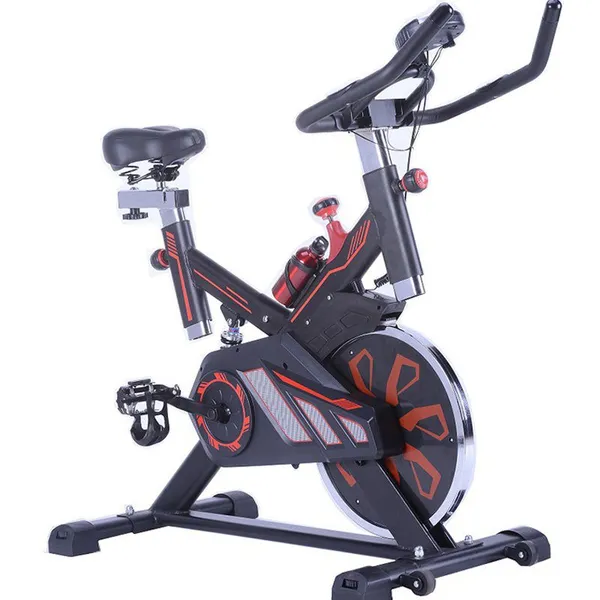 Hot Sale Gym Equipment Magnetic Red Indoor Exercise Fit Spinning Bike photo-4