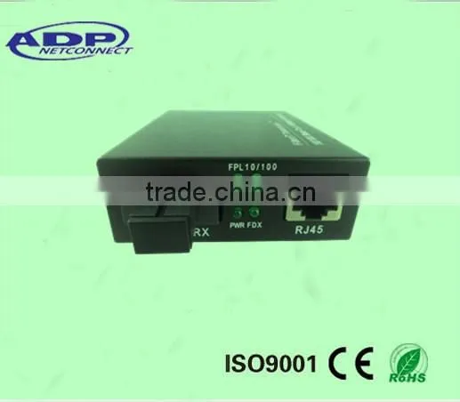 10/100Mbps Single Mode Optical Ethernet Fiber Optic to RJ45 Fiber Media Converter 1310/1550nm SC 20KM photo-2
