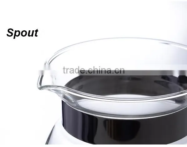 Instant Hot Water Kettle, 1 Liter 34 oz Pyrex Glass , High Quality Lead-free Glass Tea Kettle 2016 photo-4
