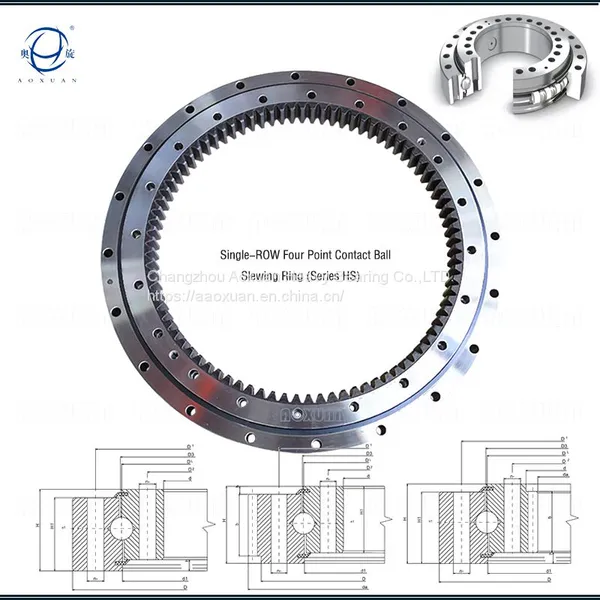 Slewing Bearing And Single Row Ball Slewing Bearing Ring For JCB Excavator photo-4