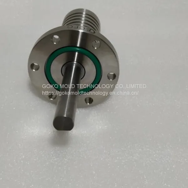 OEM Factory Turning-milling Compound CNC Machining MHD Stainless Steel Seal Shaft photo-3