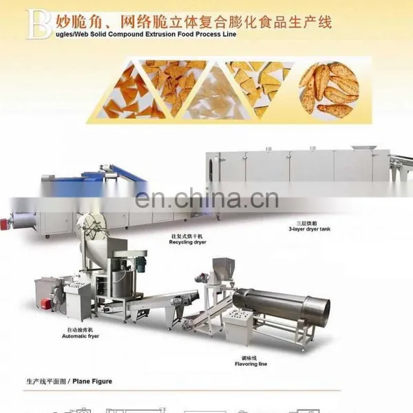 Factory Advanced Cornflakes Breakfast Cereal Processing Line/Corn Flakes Machine/Breakfast Cereal Production plant