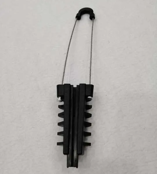 FTTH Figure 8 Fiber Optical Cable Low Voltage ABC ADSS Self Adjusted Aerial Anchor Tension Clamp photo-3