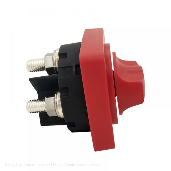 ISURE MARINE 32V Boat Single Circuit Selector Isolator Disconnect Rotary Switch Boat Battery Switch Circuit OFF-1-2 Red photo-4