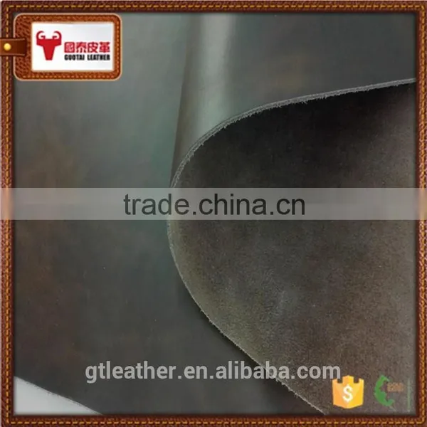 Oil Pull up Wax Cow Leather for Messager Bag and Shoes photo-3