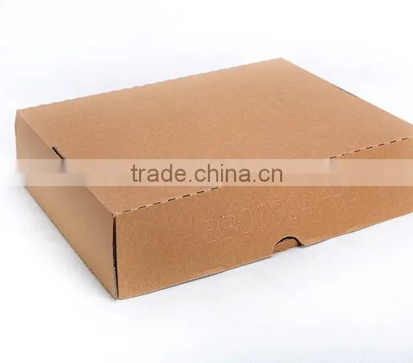 Top Quality Pizza Custom Cardboard Brown Kraft Paper Carton Box With Logo photo-2