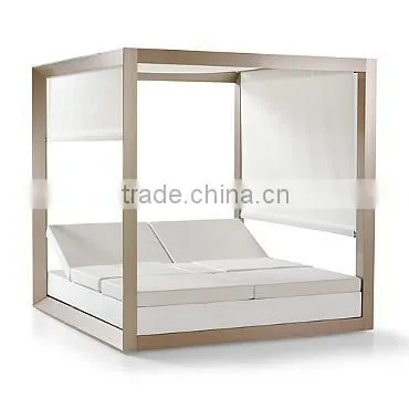 Light Folding Double Beach Bed Chair for Two Person photo-5