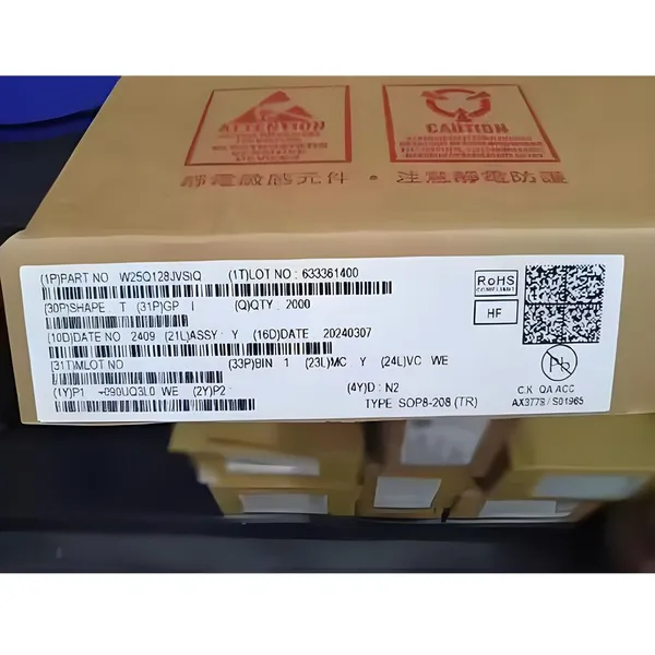 Serial Port FLASH Memory Chip 128M-bit Memory SPI Flash W25Q128 Winbond Memory IC for Voice Chip's Audio Files Storage Sound Playback Devices as USB photo-4