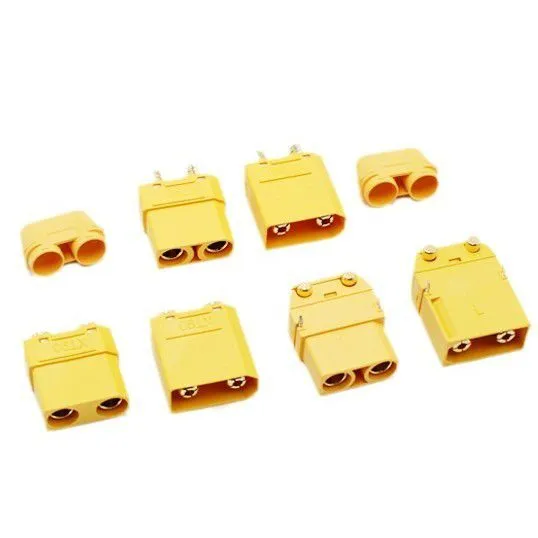 Amass 45A Battery Connector XT90I With 2 Signal Pins XT90(2+2)-F/M Connector photo-5