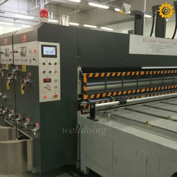 PLC Control Flexo Printing Slotting Die Cutter photo-4