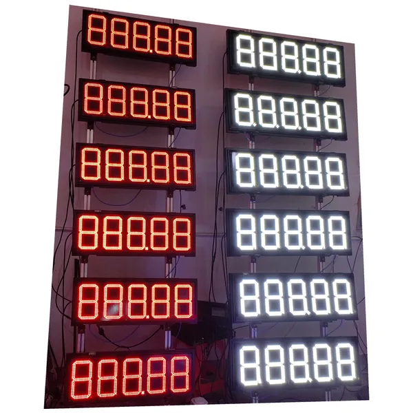 Petrol Station Led Display Gasoline Led Price Signs Fuel Prices Display Screens photo-5
