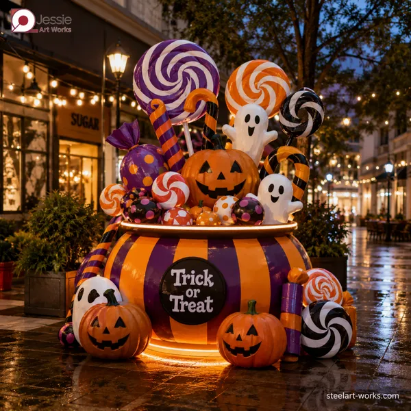Halloween Spider Web Decoration for Commercial Events photo-5