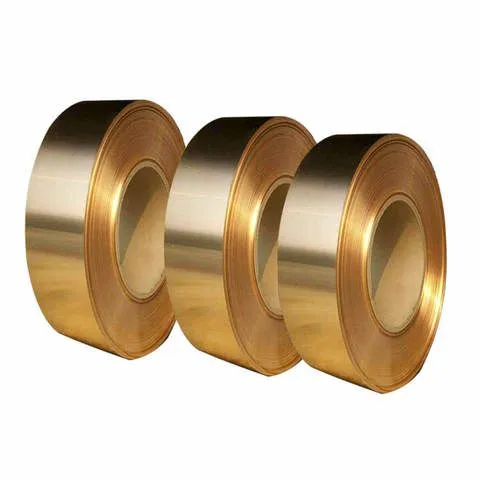 Bobina de latón H62: Laminada en frío, espesor de 0.1mm–3.0mm, exportador certificado ISO