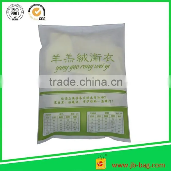 pp Nonwoven/CPP Garment ZIP LOCK Bags RECLOSABLE Plastic Small Baggies Pop photo-4