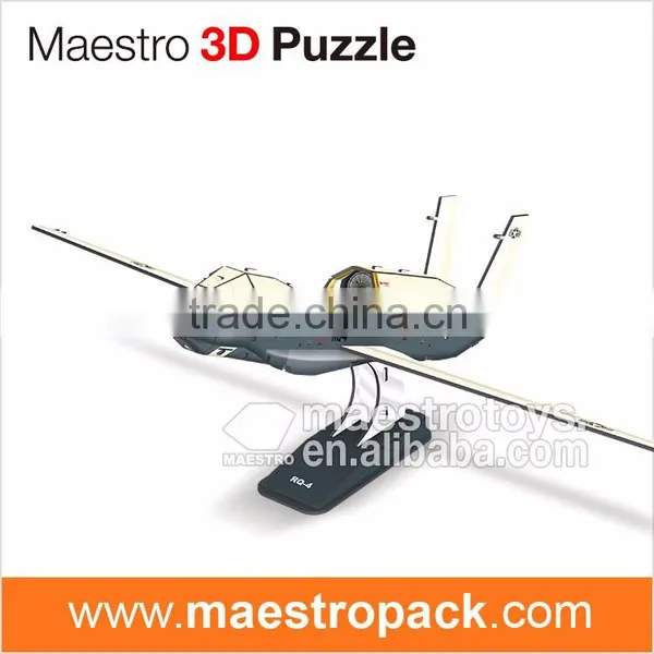 24PCS Military Model RQ-4 GLOBAL HAWK 3d Puzzle