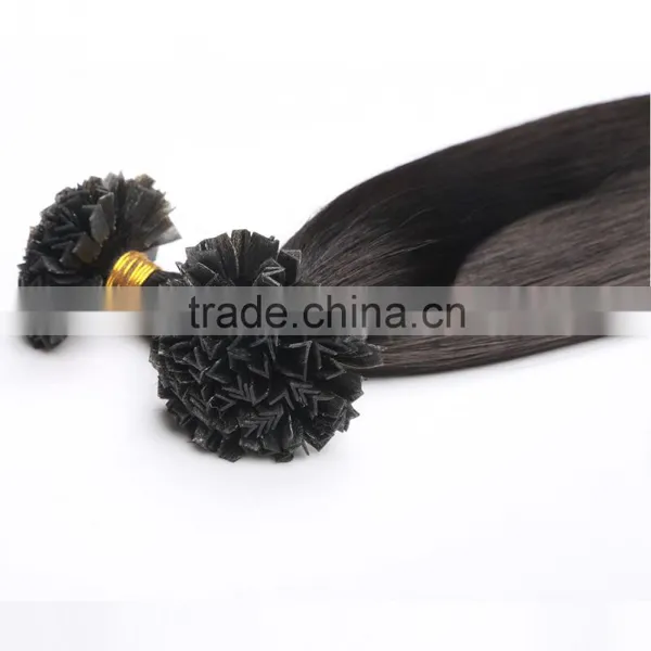 Hot Selling v Shape Remy Human Hair Pre Bonded Hair Extensions Supplier's Choice photo-5