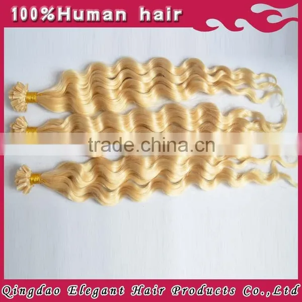 5a Grade Blonde 1g per Strand 100% Cheap Remy u Tip Hair Extension Wholesale photo-6