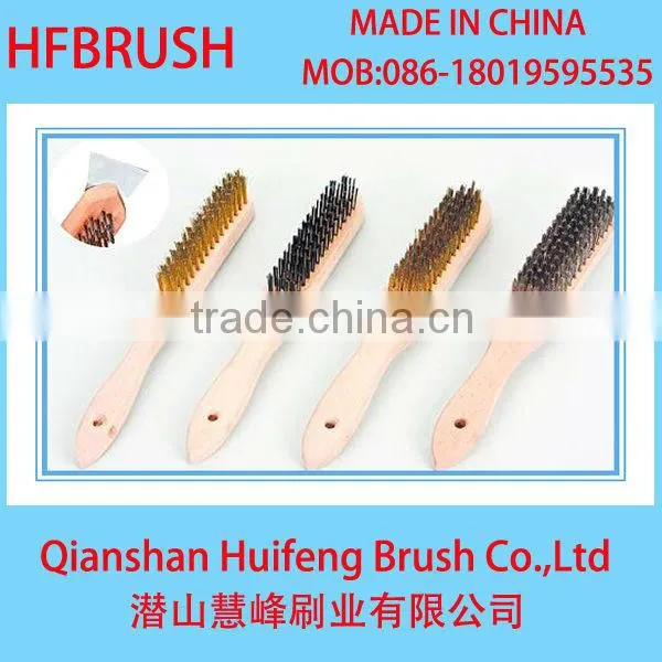 Wooden Handle Steel Wire Brushes