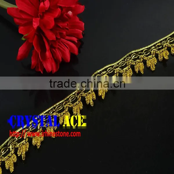 Lace Sequin Trimming Sewing Lace Trim For Dress photo-2