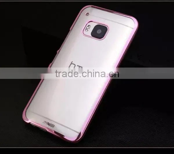 XUNDD Jazz Series Clear Electroplating TPU Case For HTC M9 Soft Back Cover For HTC M9 MT-4081 photo-2